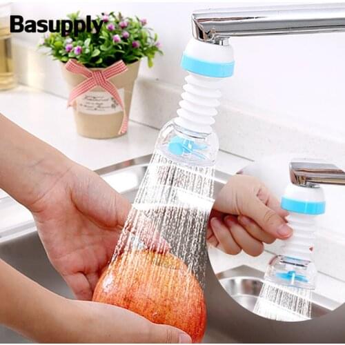Basupply 1Pc bendable Water Saver Children Hand Washing Fruit Vegetable Device Faucet Extender Kitchen Bathroom Accessories
