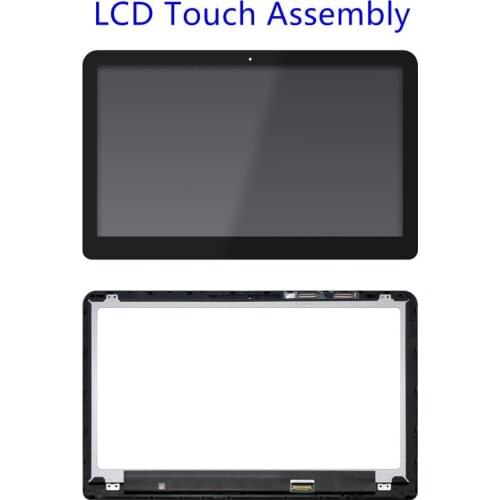15.6'' LCD Display Matrix Touch Screen Digitizer Assembly With Bezel For HP ENVY X360 M6-w102dx M6-W101DX M6-W104dx M6-w015dx