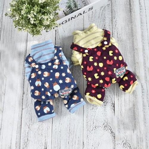 Winter Dog Clothing Warm Pet Dog Jumpsuit Puppy Coat Outfit Garment Chihuahua Suit Pomeranian Bichon Poodle French Bulldog Pants