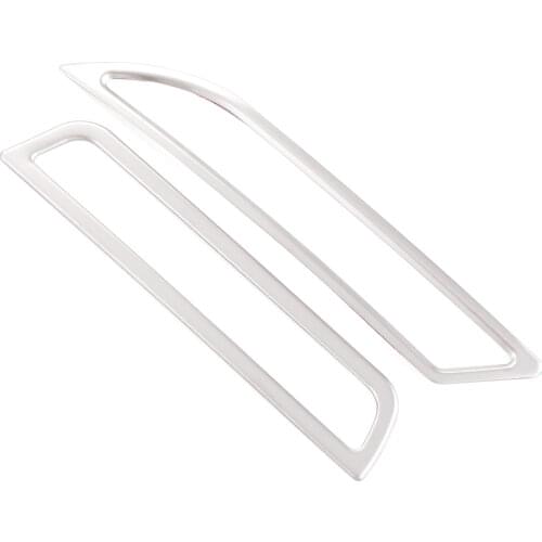 2pcs stainless steel For Volkswagen VW Golf 7 MK7 2013-2015 decoration sequins interior air-conditioning outlet modified special