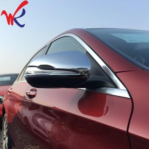 Loyalty for Mercedes-Benz C Class C180 C200 C250 C300&GLC X253 200 250 300 2016 2017 2018 Car Sticker Rearview Mirror Cover Trim