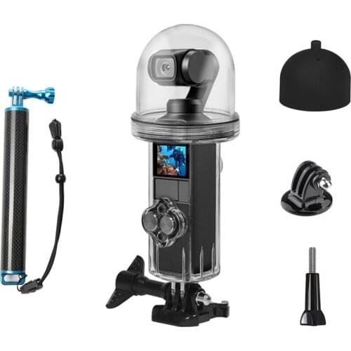DJI Osmo Pocket Dive Case Housing Waterproof Case Protective Diving Case Shell selfie stick buoyancy floating rod mount gimbal