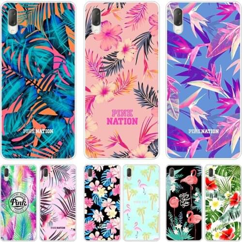 Tropical flamingos leaves Case For Sony Xperia X XA XA1 XA2 Ultra L1 L2 L3 XZ3 M4 Aqua Z3 Z5 Premium E5 XZ XZ1 XZ2 Compact Cover