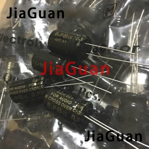 20pcs NEW Matsushita FOR AUDIO 50V2.2UF 12.5X20MM Audio electrolytic capacitor non-polar 2.2uF/50V BP AY CROSSOVER 2.2UF 50V