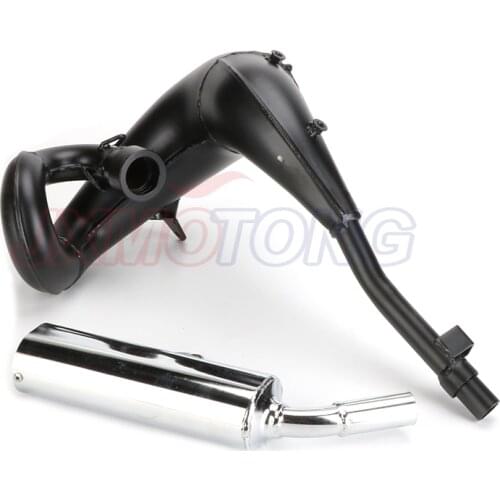 Silencer Muffler Pipe For KTM 50 Exhaust System Junior Senior Mini SX PRO LC SILVER