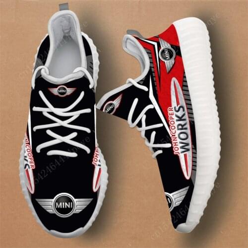 MINI JOHN COOPER WORKS New Male Sneakers Big Size Mens Fashion Sneakers Casual Shoes Lightweight Mens Sneakers Running Shoes