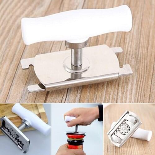L ABS Stainless Steel Creative Bottle Jar Can Lid Opener Convenient Kitchen Tools