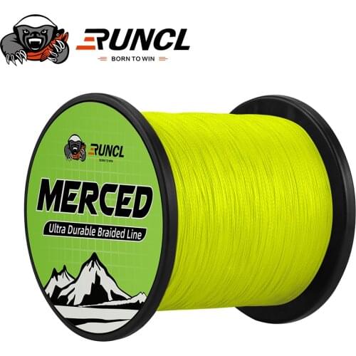 RUNCL Merced 274M 457M 914M PE Braided Fishing Line 4/8 Strand 10-200LB Weaves Multifilament Fishing Line for Carp Fishing Wire