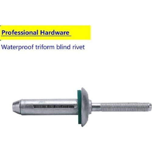 M7.5*28 Aluminium Bulb Triform Trifold Blind Rivets Nail Pop Water Proof Remaches Rebites 10pcs/set заклепочник