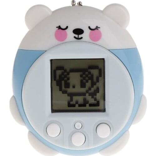 Mini Electronic Pets Toys 90S 9 Pets in One Virtual Cyber Pet Toy Funny Christmas Gift for Kids Adults E65D