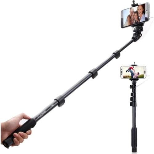 New arrival wired selfie stick for iphone and samsung huawei extendable monopod for gopro SJ action camera