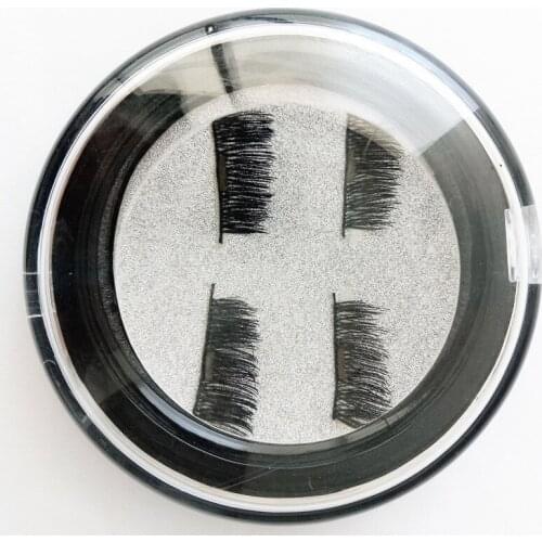 4pcs/box Magnet Magnetic Eyelash Reusable Magnetic False Eyelashes & Tweezer Set Long Lasting Eyelash Extension Makeup Kit