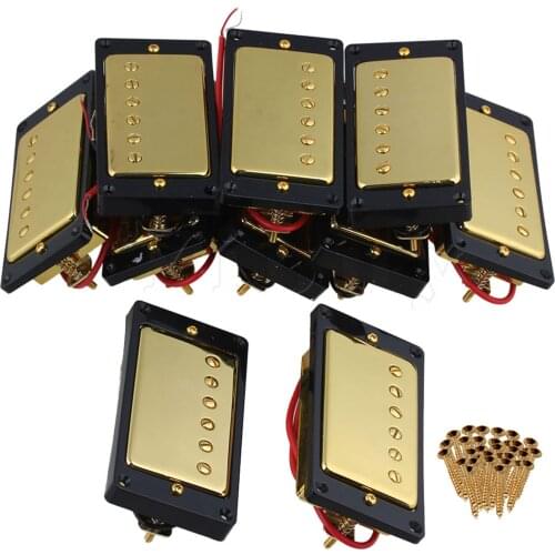 Yibuy Sealed Humbucker Pickup Set For Electric Guitar Pack of 5