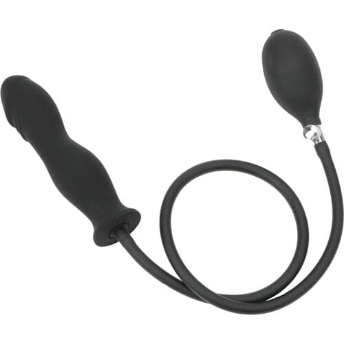 IKOKY Inflatable Anal Plug With Pump Prostate Massage Adult Products Anal Dilator Expandable Butt Plug Sex Toys for Women Men