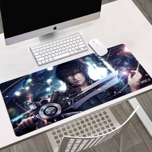 Final Fantasy Gaming Table Mouse Pad Gamer Accessories For Pc Gamer Complete Mausepad Anime Mouse Mats Xxl Cute Mousepad Csgo