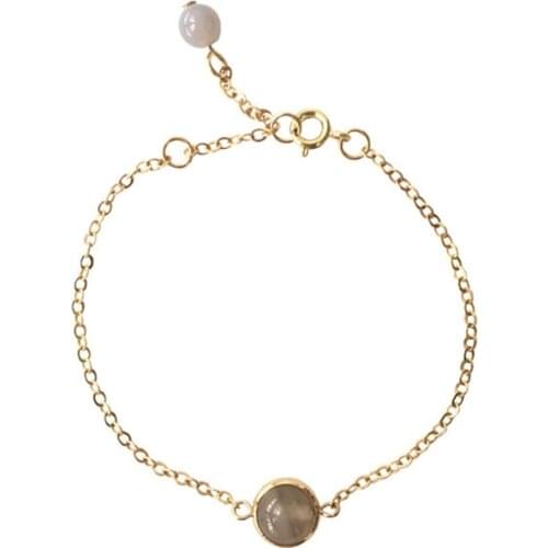 Raza Jewelry New Temperament Simple Agate Female Personality Wild Student Bracelet