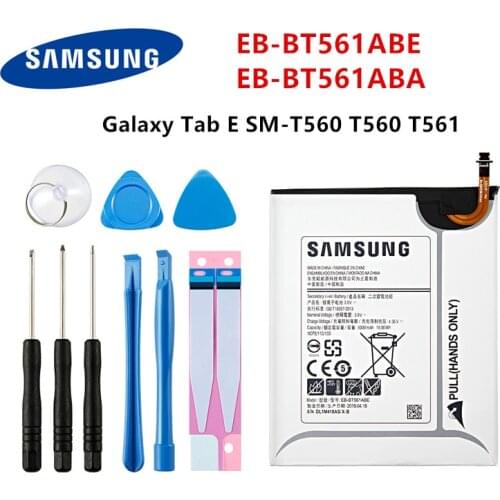 SAMSUNG Orginal Tablet EB-BT561ABE EB-BT561ABA 5000mAh Battery For Samsung Galaxy Tab E T560 T561 SM-T560 Tablet Battery +Tools