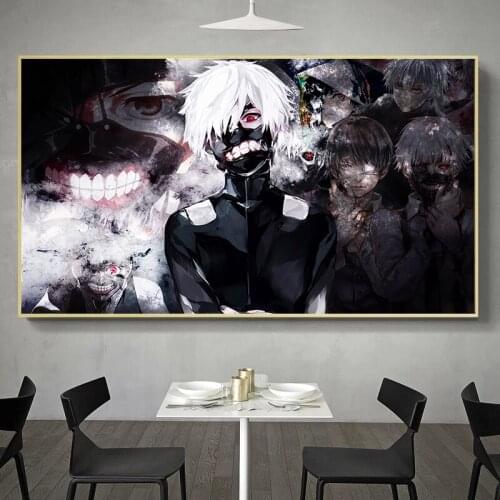 Tokyo Ghoul Digital Anime Wall Scroll Decoration Poster Art Prints 50 x 70 cm,No Frame
