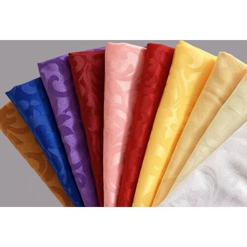 Wedding Birthday Decoration Colored Napkin Fabric Mouth Cloth Multicolor Jacquard Placemats Absorbent Non-linting Table Mats