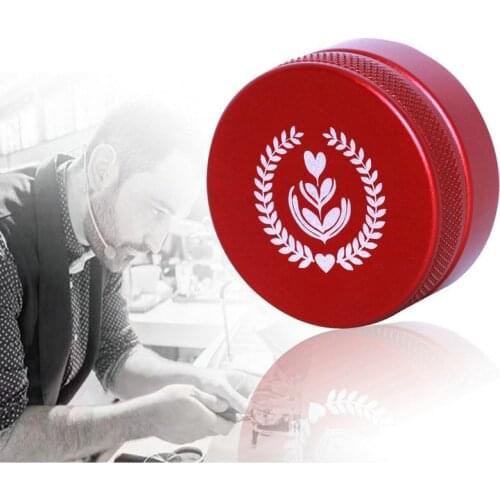 304 Stainless Steel Coffee Espresso Tamper Convex Four Angled Slopes Base Thread Distribution Tools WY71802