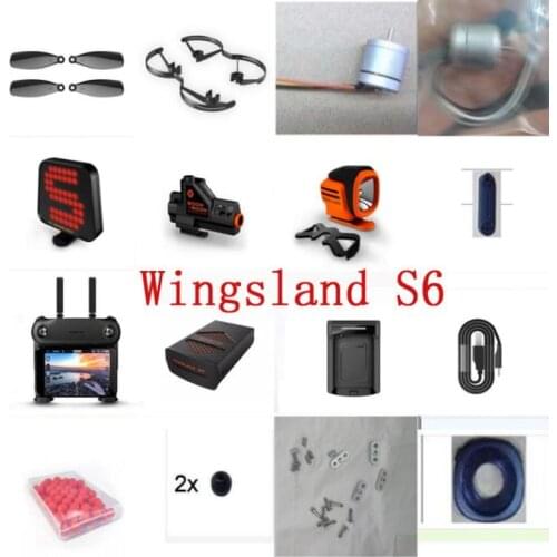WINGSLAND S6 S 6 UAV remote control Quacopter spare parts motor arm camera control board shell