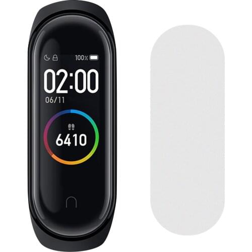 5pcs TPU Protective Film for Xiaomi Mi Band 4 Screen Protection Film Smart Watch Not Tempered Glass Cover