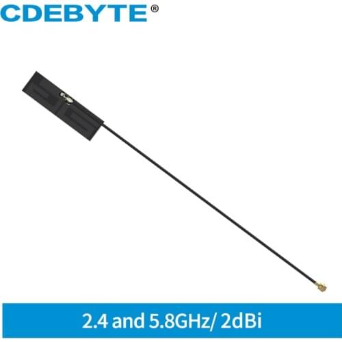 10pcs/Lot WIFI 2.4GHz 5.8GHz 2dBi Built-in Antenna TXWF-FPC-3710 IPEX 50Ω Linear Polarization Omnidirectional Radiation 2W