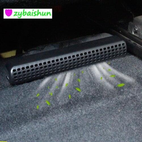 2Pcs For Peugeot 3008 5008 II 2017 2018 Under Seat Floor Rear AC Heater Air Conditioner Duct Vent Cover Grill Outlet Covers