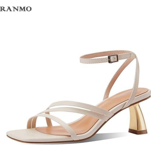 2021 New Women Sandals Ladies High Heels Shoes Woman Slippers Open Toes Fashion Party Female Lady Heels Shoes Sandals for Women