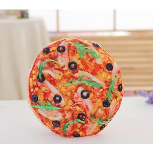 3D Simulation Cookie Pizza Bread Food Soft Nap Home Bed Cushion Kids Bedroom decoration Simulation Food Pillow Child Toy Gift