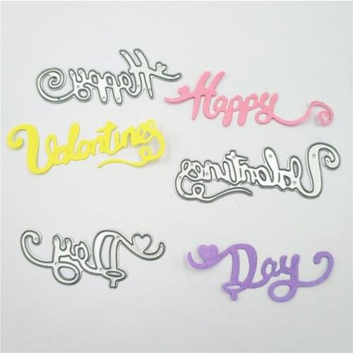 7.6*7.4cm Romantic lover die Cutting dies metal crafts paper die-cutting /DIY embossing Easter Halloween Scrapbooking