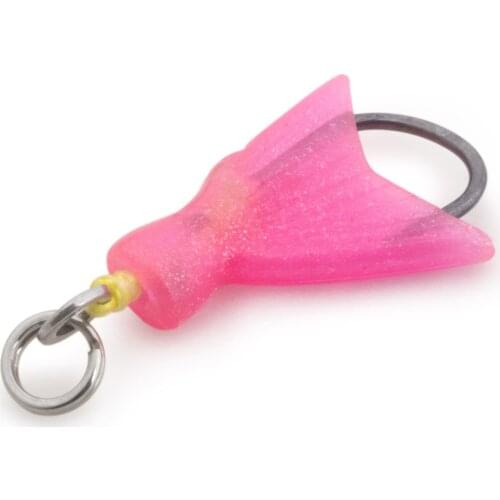 9PC/Pack Fish tail + 1PC Single hook Anti hanging anti hanging bottom road sub bait accessories fishing lure set carp bait