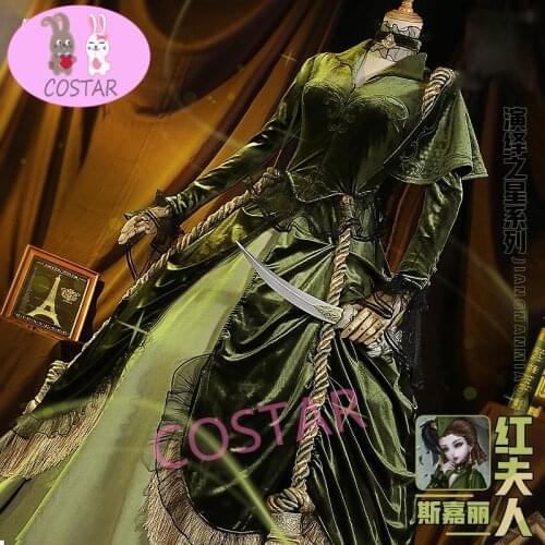 Anime! Identity V Scarlett Bloody Queen Mary Elegant Dress Gorgeous Uniform Cosplay Costume Halloween Party Outfit For Women NEW