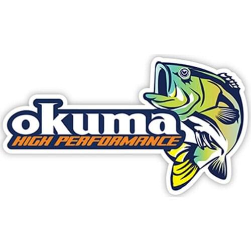 Car Sticker Decor Motorcycle Decal OKUMA Sticker Decal Fishing Decorative Accessories Creative Waterproof Suitable for Car Doors