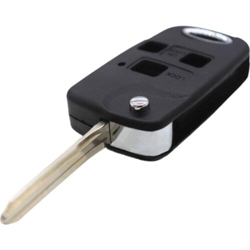 Car Key Shell 3 Buttons Remote Case For Toyota Yaris Camry Corolla Key Case