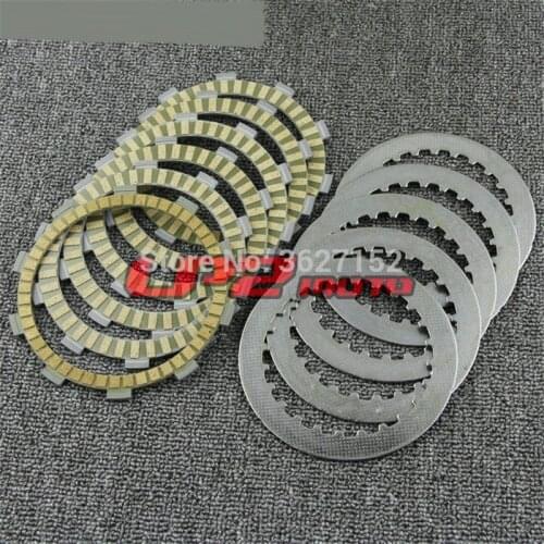 Clutch Friction Plates Discs For Honda NX250 Dominator AX-1 87-94 VRX400T Roadster NC33 VT500 ED/EF 83-85 XL250 Degree XLR250 R