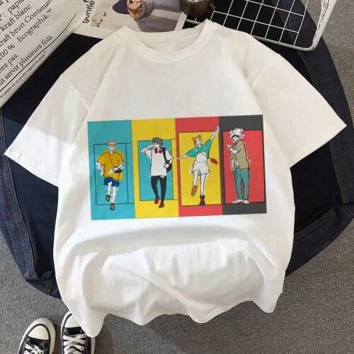 Jujutsu Kaisen Graphic Print T-shirt Women Harajuku Aesthetic White Top Casual Tshirt 2021 New Summer Fashion Y2k Female T Shirt