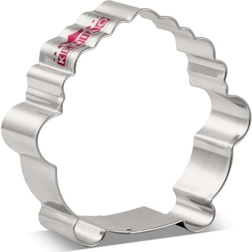 KENIAO Halloween Cauldron Cookie Cutter - 8.3 x 7.7 cm - Wizardry Biscuit Fondant Sandwich Cutter - Stainless Steel