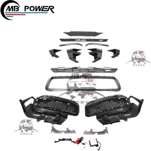 G class body kit fit for W464 G63 B800 upgrade to B900 carbon fiber material body kit widestar kits