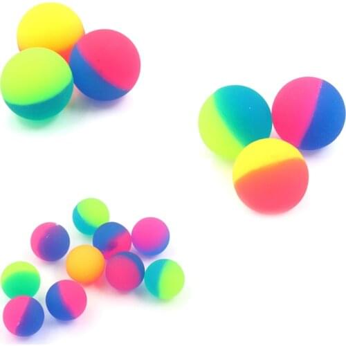 Colorful Toy Ball Mixed Bouncy Ball Child Elastic Rubber Children Kids Outdoor Sport Games Jumping Balls Bath Bouncy Toys
