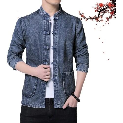 Spring Autumn Jacket MenS Hip Hop MenS Retro Denim Jacket Jacket Street Casual Bomber Jacket Harajuku Fashion Coat 3Xl KK3068