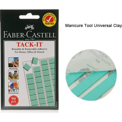 Manicure tool universal clay nail piece display matching color card clay nail holder clay plasticine reuse nails art