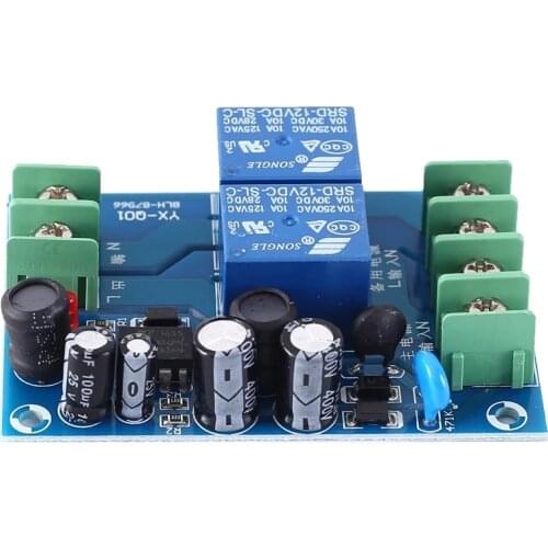 Power-OFF Protecter Module Dual AC Power Supply Automatic Switching Module UPS Emergency Cut-off Battery PMS Control Board