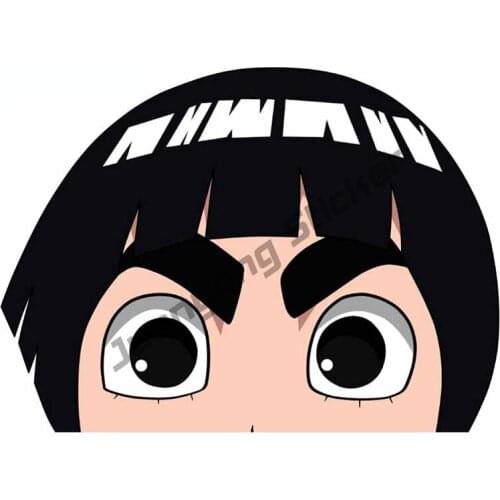 Ninja Rock Lee Peeker Car Stickers Occlusion Scratch Custom Printing Vehicle Decal Bumper Camper Waterproof Exterior PVC13x10cm