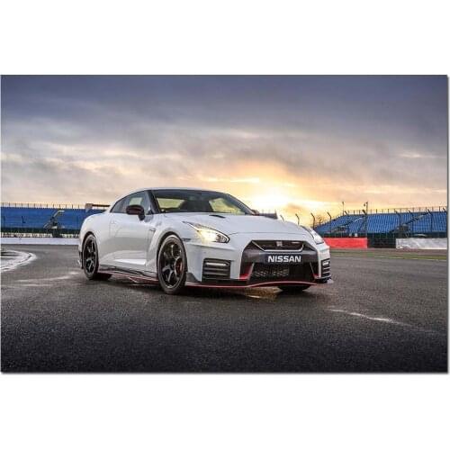 Nissan GT-R Nismo Supercar Photo Wall Art Poster Canvas Painting Art Print Wall Pictures for Living Room Decor