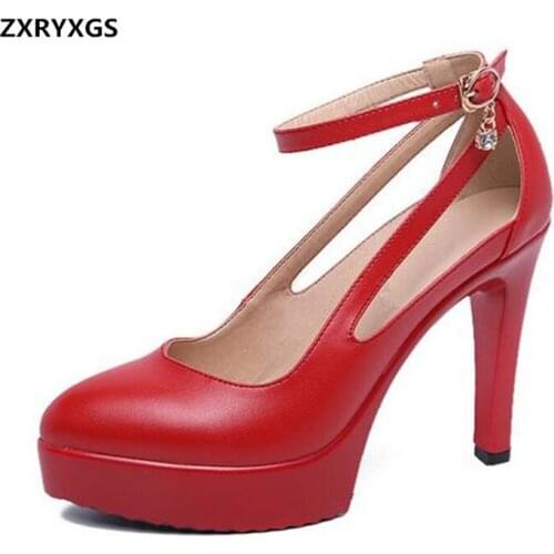 2019 Newest Pointed Women Pumps Fine Heel Breathable Hollow Sandals Genuine Leather Shoes Catwalk Dance Wedding Shoes High Heels