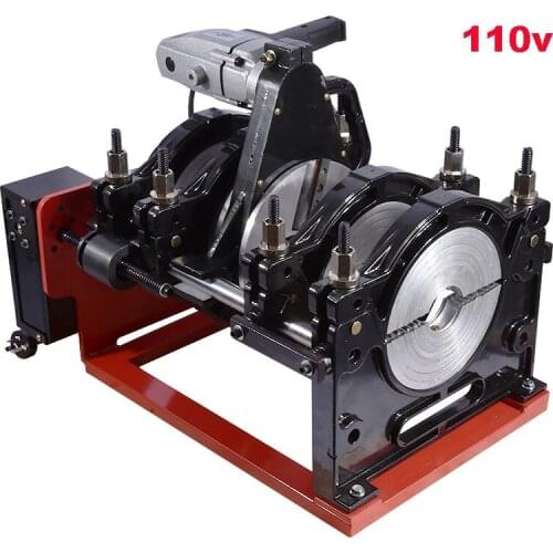 New 110V screw type hot melt welding machine Grip - type hand - cranked screw type 63-200 PE hot - melt welding machine welder