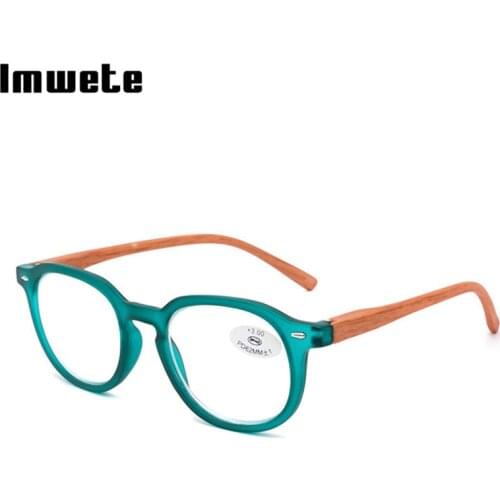 Imwete Reading Glasses Men Women Presbyopic Unisex Fashion Hyperopia Eyeglasses For Sight With Spring Hinge +1+1.5 +2+2.5 +3+3.5