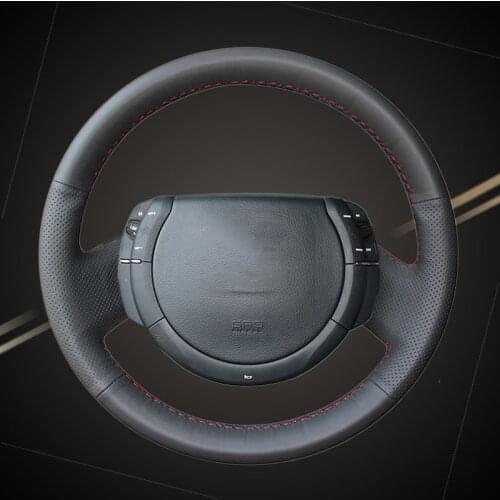 Car Braid On The Steering Wheel Cover for Citroen Triumph Old C4 C-quatre Triumph C4 2005-2010 Auto Covers Car-styling Accessory