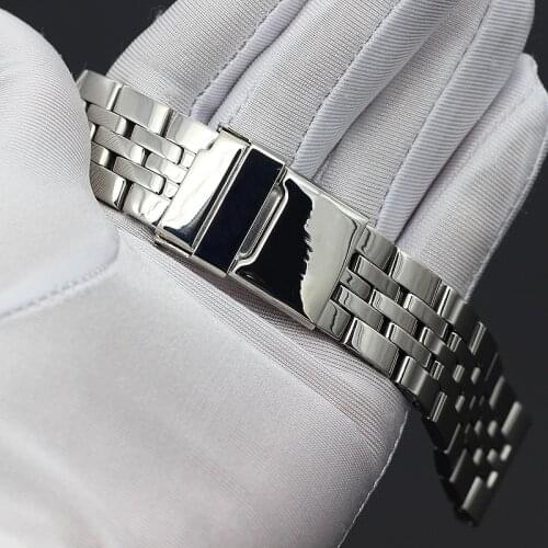 22MM 24MM High Quality Solid Stainless Steel Watch Bracelet For Breitling Watch Strap Bands AVENGER NAVITIMER SUPEROCEAN Strap